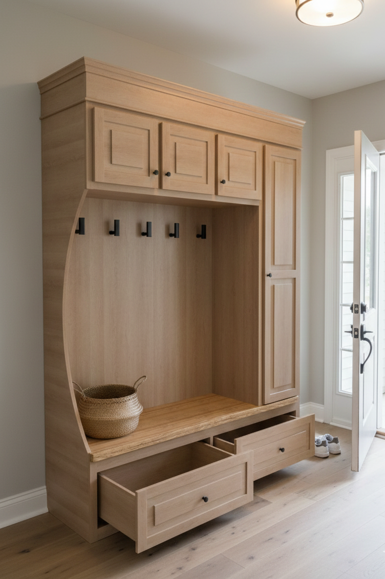 Mudroom & Entry Storage